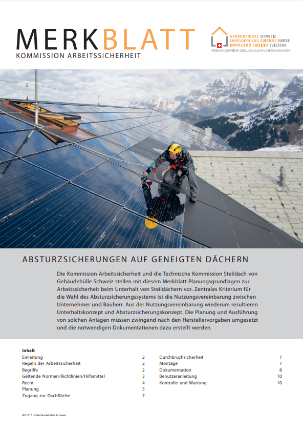 ABS auf Steildächern