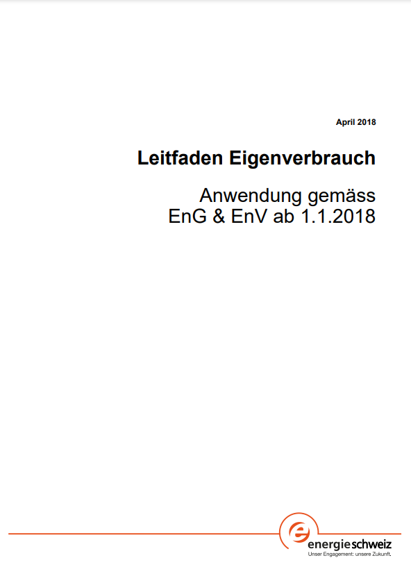 Leitfaden Eigenverbrauch